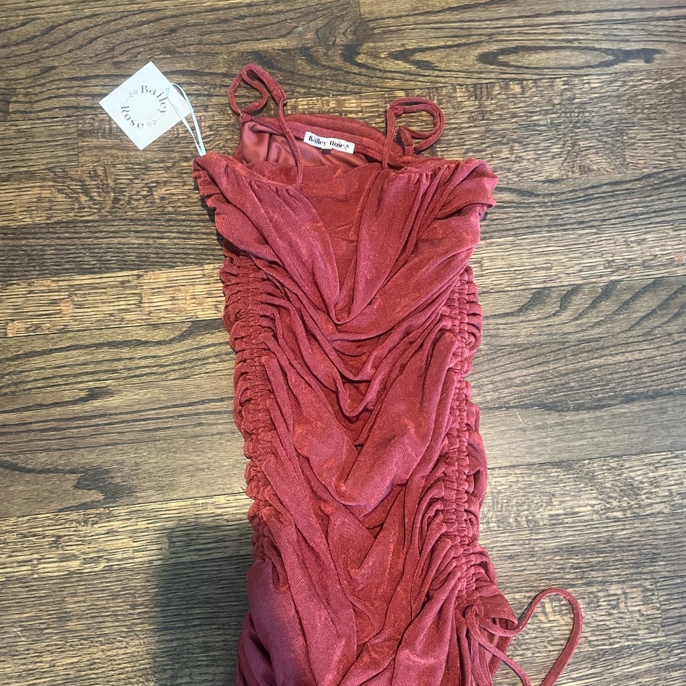 Red sparky dress